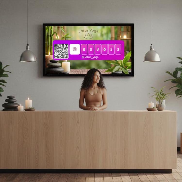 Social Counter Display