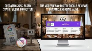 Why “Follow Us” Stickers and Google Review Signs Are Dead in 2026